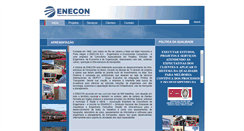 Desktop Screenshot of enecon.com.br